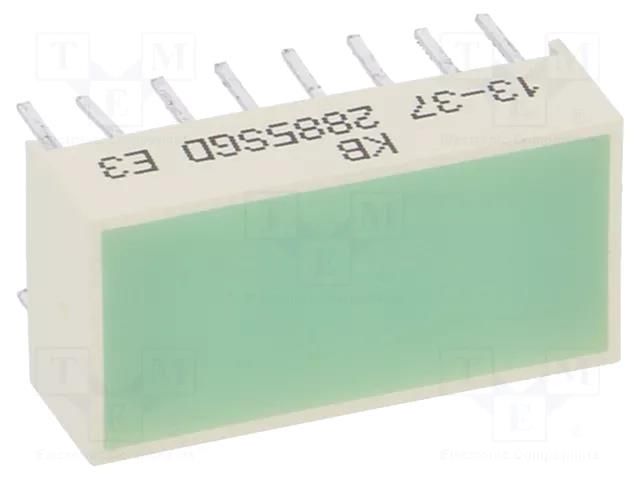 LED backlight; green; Lens: diffused,green; λd: 568nm; 30÷100mcd KINGBRIGHT ELECTRONIC KB-2885SGD