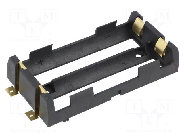 Holder; MR18650; Batt.no: 2; SMT KEYSTONE KEYS1048
