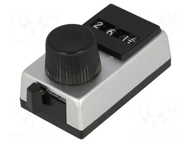 Precise knob; with counting dial; Shaft d: 6.35mm; Shaft: smooth VISHAY G-15-1-11