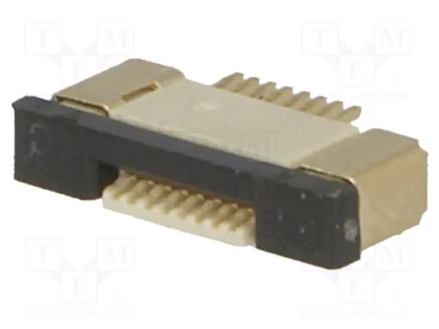 Connector: FFC/FPC; horizontal; PIN: 8; top contacts,ZIF; SMT; 0.5A JOINT TECH F0500WR-S-08PT