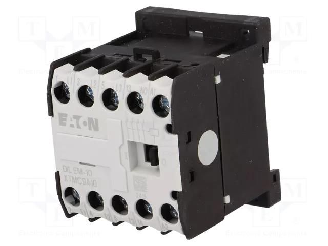 Contactor: 3-pole; NO x3; Auxiliary contacts: NO; 24VAC; 8.8A; 4kW EATON ELECTRIC DILEM-10-24VAC