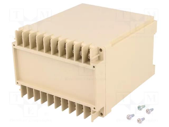 Enclosure: for DIN rail mounting; Y: 70mm; X: 100mm; Z: 112.6mm; ABS COMBIPLAST CP-23-3