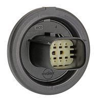 CONNECTOR HOUSING, PLUG, 8POS, BLACK 34840-4410