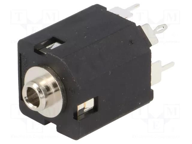 Connector: Jack 3,5mm; socket; female; ways: 3; straight; THT AMPHENOL ACJS-NV35-5