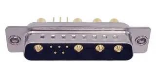COMBO D-SUB CONN, PLUG, DB-9W4, TH 681M9W4103L101