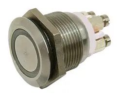 VANDAL RESISTANT SW, SPST, 0.05A, 24VDC MPI002/TE/WH/24