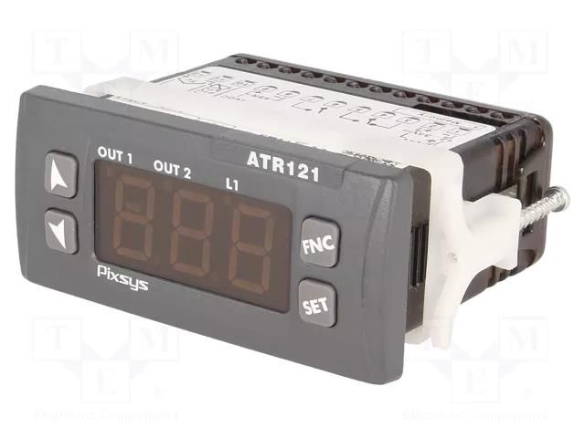 Module: regulator; temperature; SPDT; OUT 2: SPST-NO; OUT 3: SSR PIXSYS ATR121-AD