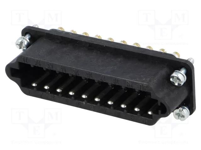 Connector: HDC; contact insert; female; PIN: 20; size 16A; 10A; 25V HARTING 09700202622