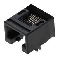 MOD CONN, R/A RJ45 JACK, 8P8C, TH 95501-2821