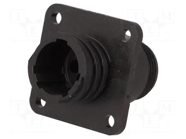 Connector: circular; socket; male; PIN: 4; w/o contacts; size 11 TE Connectivity 206061-1