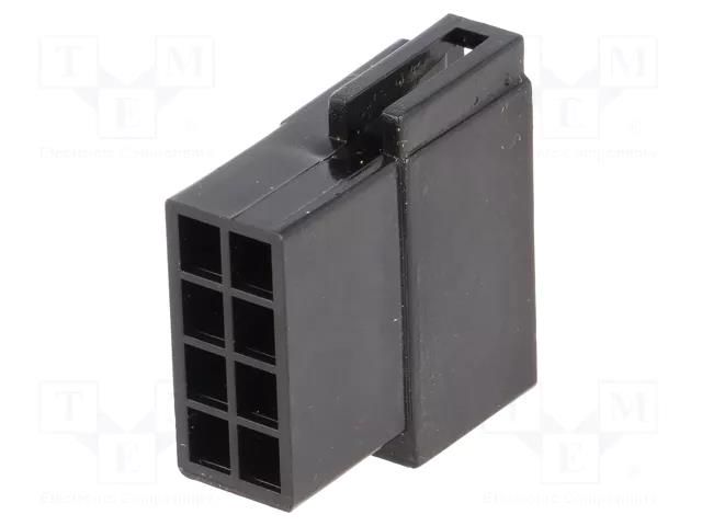 Connector housing; socket; ISO; PIN: 8 4CARMEDIA 331321