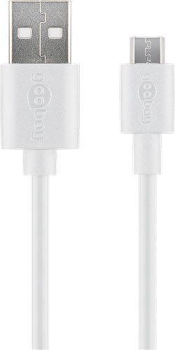 Micro-USB Charging and Sync Cable, 0.5 m - for Android devices, 38665