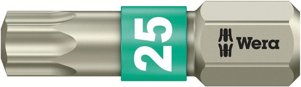 3867/1 TS TORX® bits, stainless, TX 25x25, Wera 05071035001