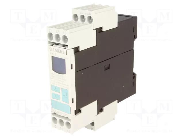 Voltage monitoring relay; for DIN rail mounting; 3UG; DPDT; IP20 SIEMENS 3UG4616-1CR20