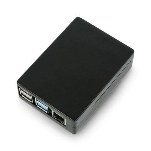 Raspberry Pi 4B aluminum case - Black DNG-18229 5904422360436