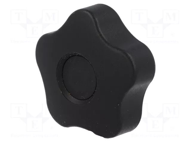 Knob; Ø: 50mm; Int.thread: M10; 20mm; H: 32mm; technopolymer PP ELESA+GANTER VCT.50B-M10
