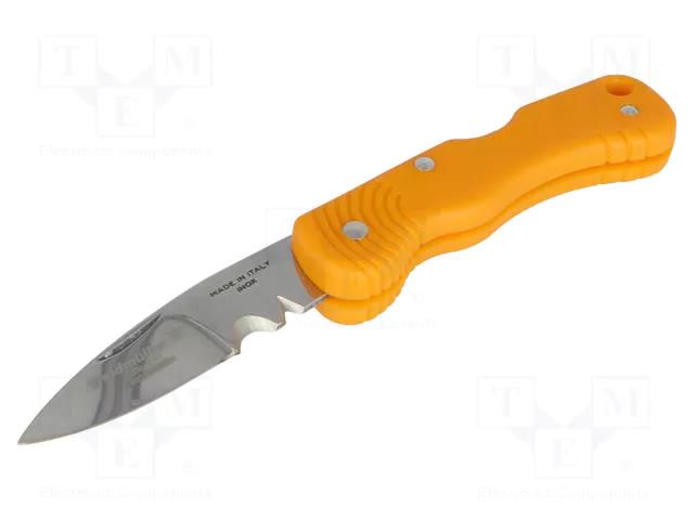 Knife; for electricians; Tool length: 190mm; Blade length: 80mm WEIDMÜLLER WDM-SLICER1K