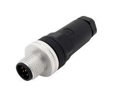 SENSOR CONNECTOR, M12, PLUG, 8POS, CABLE M12.8-S-M-FM