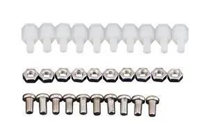 NYLON SCREW, 6MM, PCB PACK OF 10 FIT0065