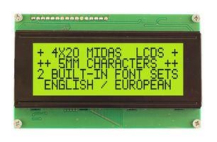 LCD MODULE, COB, STN, 20X4, PARALLEL MC42005A6WK-SPTLY-V2