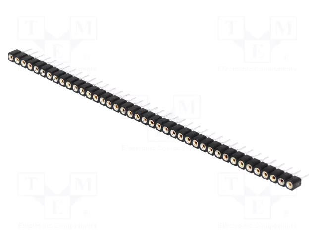 Connector: pin strips; socket; female; PIN: 40; straight; THT; 1x40 CONNFLY DS1002-01-1X40V13