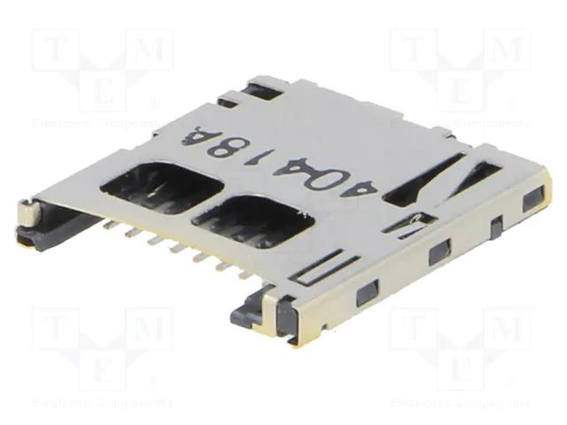 Connector: for cards; microSD; push-push; SMT MOLEX MX-502570-0893