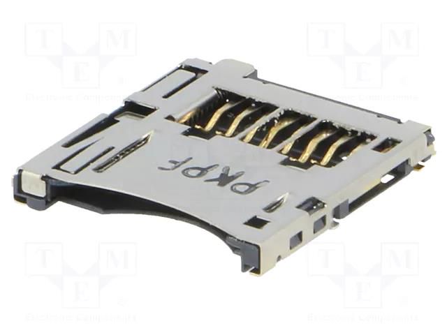 Connector: for cards; microSD; inverse,push-push; SMT MOLEX MX-502774-0891