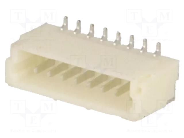 Connector: wire-board; socket; male; 1mm; PIN: 8; SMT; 50V; 1A; tinned JOINT TECH NX1001-08SMS