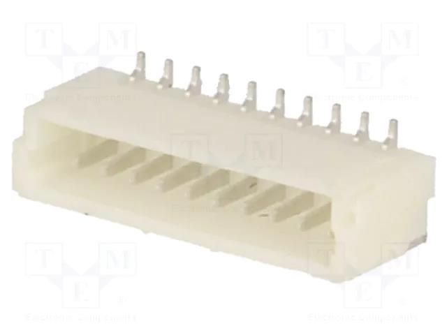 Connector: wire-board; socket; male; 1A; 50V; PIN: 10; SMT; 1mm; 20mΩ JOINT TECH NX1001-10SMS