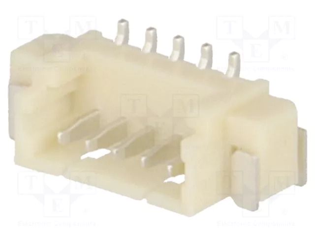 Connector: wire-board; socket; male; PIN: 5; 1A; Urated: 125V; SMT JOINT TECH NX1251-05SMS