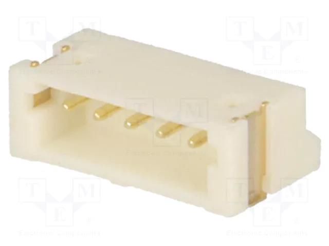 Connector: wire-board; socket; male; 1.5mm; PIN: 5; SMT; 100V; 1A JOINT TECH NX1501-05SMR