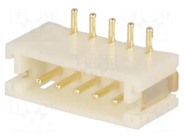 Connector: wire-board; socket; male; 1.5mm; PIN: 5; SMT; 100V; 1A JOINT TECH NX1501-05SMS