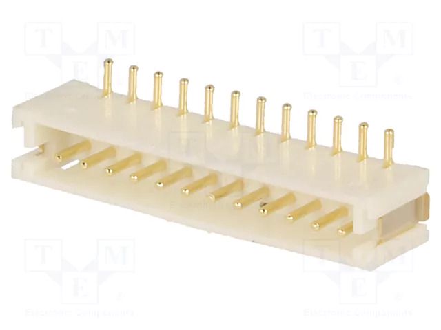 Connector: wire-board; socket; male; PIN: 12; 1A; Urated: 100V; SMT JOINT TECH NX1501-12SMS