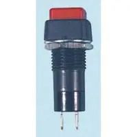 PB SWITCH, 3A, 250V AC, SPST-NO, RED MP006846