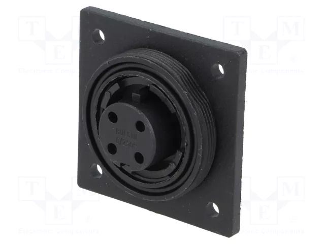 Connector: circular; socket; female; PIN: 4; 10A; 250V; IP68; UL94V-0 BULGIN PX0766/S