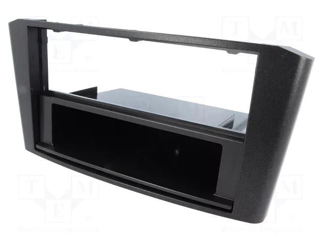 Radio frame; Toyota; 2 ISO; black 4CARMEDIA RAM-40.184