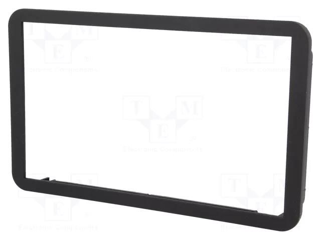 Radio frame; Alfa Romeo; 2 DIN; black 4CARMEDIA RAM-40.194.1