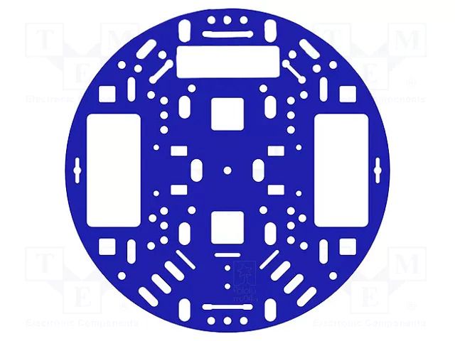 Chassis; blue; Ø127x3mm; acrylic POLOLU POLOLU-1502