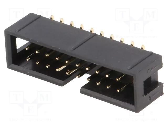 Connector: IDC; socket; male; PIN: 20; vertical; SMT; gold flash AMPHENOL COMMUNICATIONS SOLUTIONS T821M120A1S100CEU-