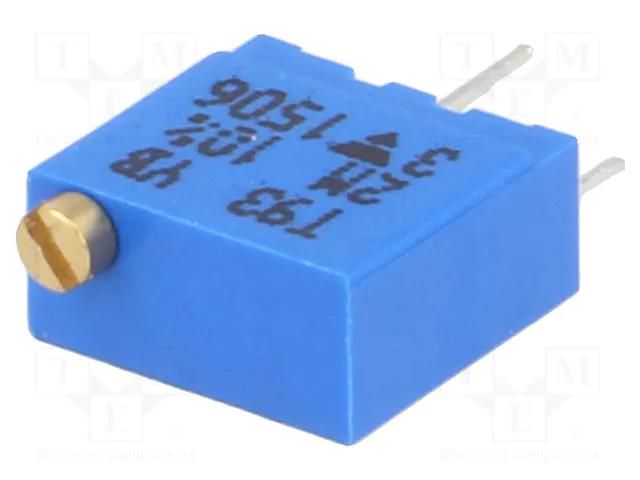 Potentiometer: mounting; multiturn; 2MΩ; 500mW; THT; ±10%; linear VISHAY T93YB2M