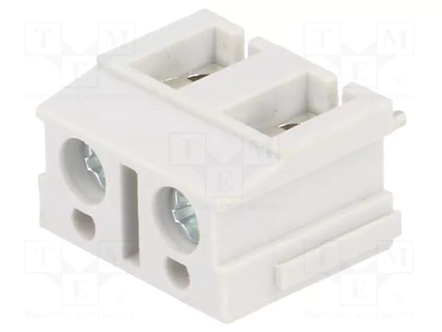 Connector: PCB terminal block; terminal; 16A; 250V; angled 90° NINIGI TB-7.5-P-2P/GY