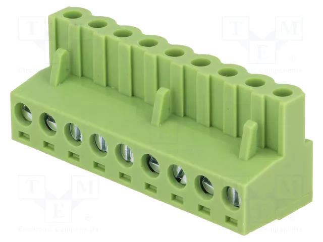 Connector: pluggable terminal block; plug; female; 12A; 250V; 1x9 XINYA TBW-5.08-K-9P