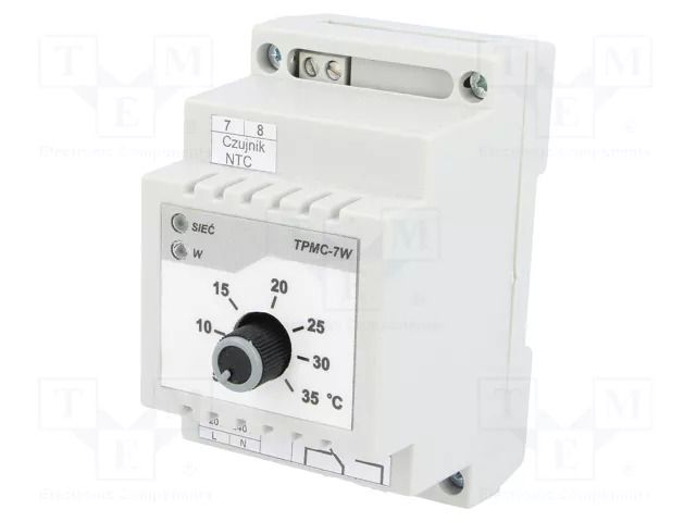 Automation module: regulator; NTC 47kOhm; temperature; 5÷35°C ETRON TP-TPMC-7W