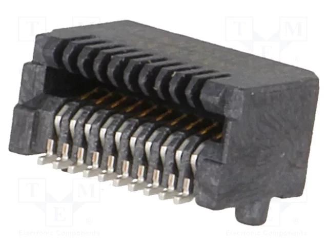 Connector: SFP; socket; PIN: 20; gold-plated; 500mA; 300V; SMT AMPHENOL COMMUNICATIONS SOLUTIONS UE75-A20-3000T