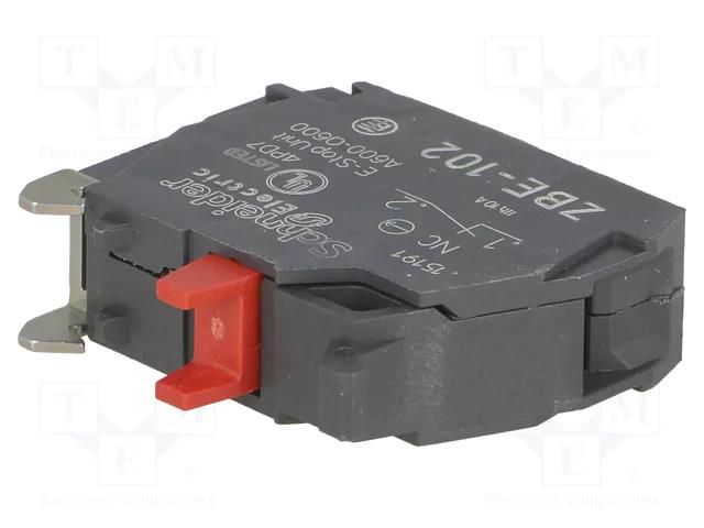 Contact block; 22mm; Harmony XB4; -40÷70°C; front fixing SCHNEIDER ELECTRIC ZBE102