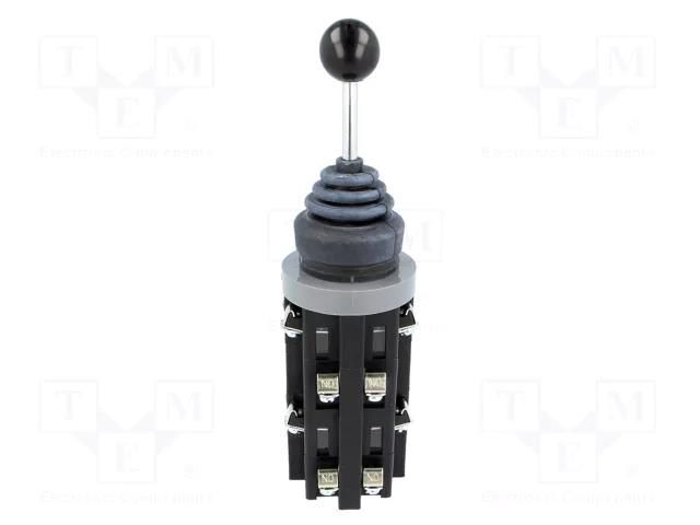 Joystick; Stabl.pos: 4; DC load @R: 2.2A/110VDC; -20÷50°C; Ø30mm TEND TMR-304