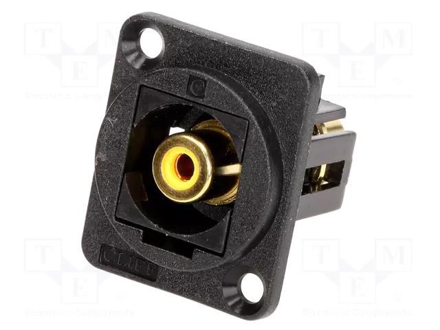 Coupler; RCA socket,both sides; FT; XLR standard; 19x24mm CLIFF CP30232