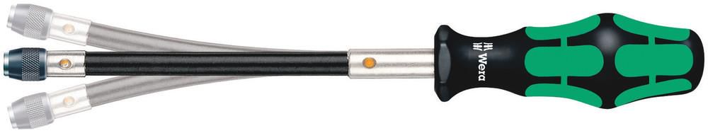 392 Bitholding screwdriver with flexible shaft, 1/4"x177, Wera 05028160001