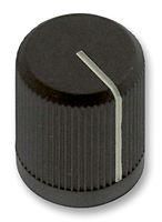 ROUND KNURLED KNOB W/ LINE IND, 3.175MM 3489-1-B