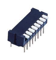 DIP SWITCH, PIANO, 8PST-NO, 0.1A/6V, THT CFP-0802MC